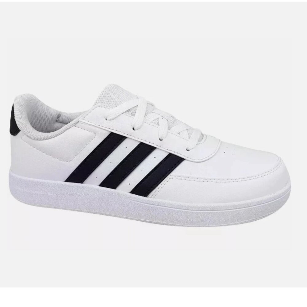 Kid's Adidas Breaknet 2.0 K Tennis Shoes White/Black size 1